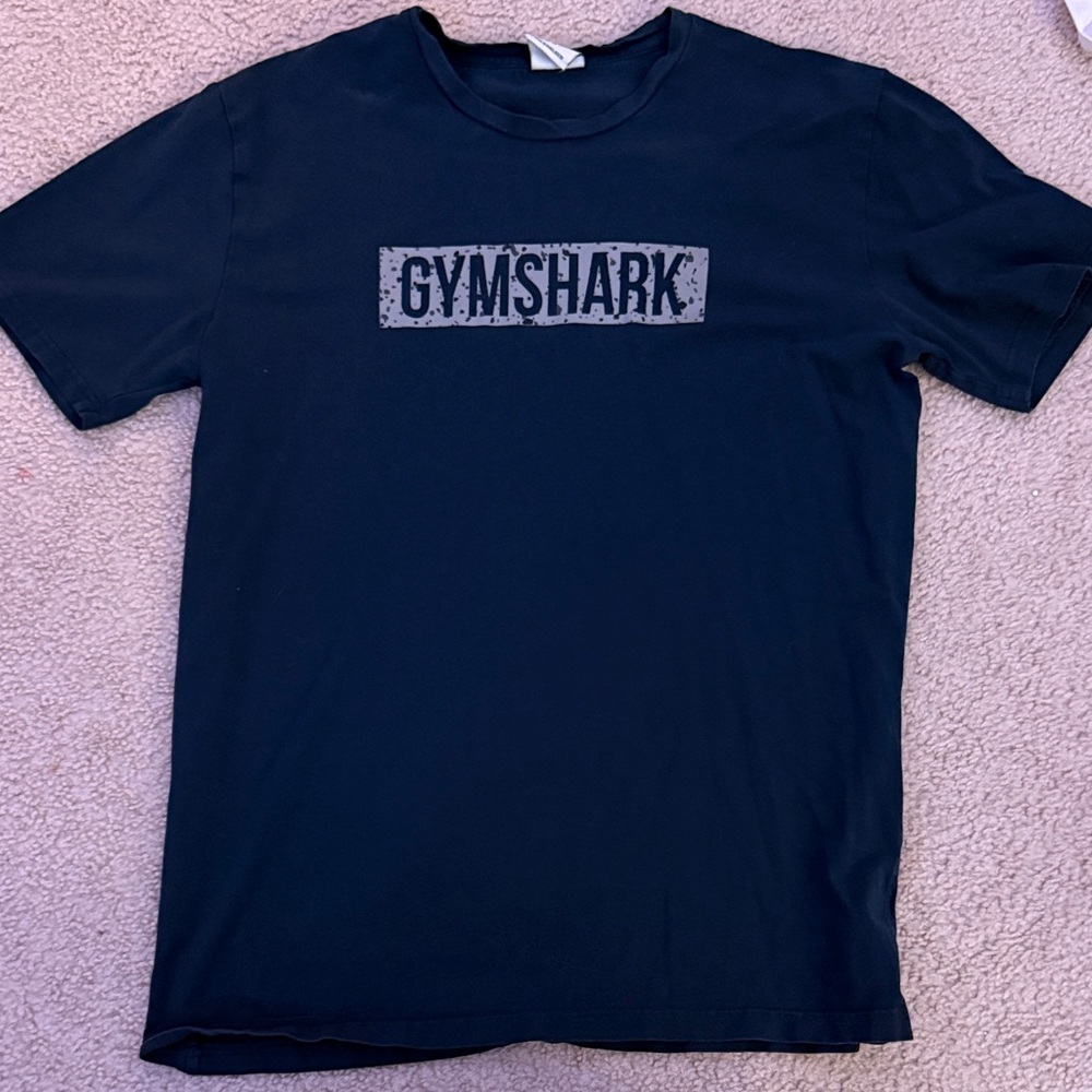 Gymshark Navy Tee with Logo